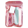 1 Set Press On Nails Prep Kit with Nail File Buffer Polishing Tool Cuticle Stick Cleaning Brush, Home Manicure Pedicure